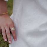 Saturday Short Sleeve Linen Shirt in White