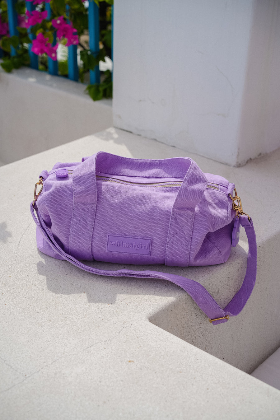 Dopamine Duffel in Bora Purple