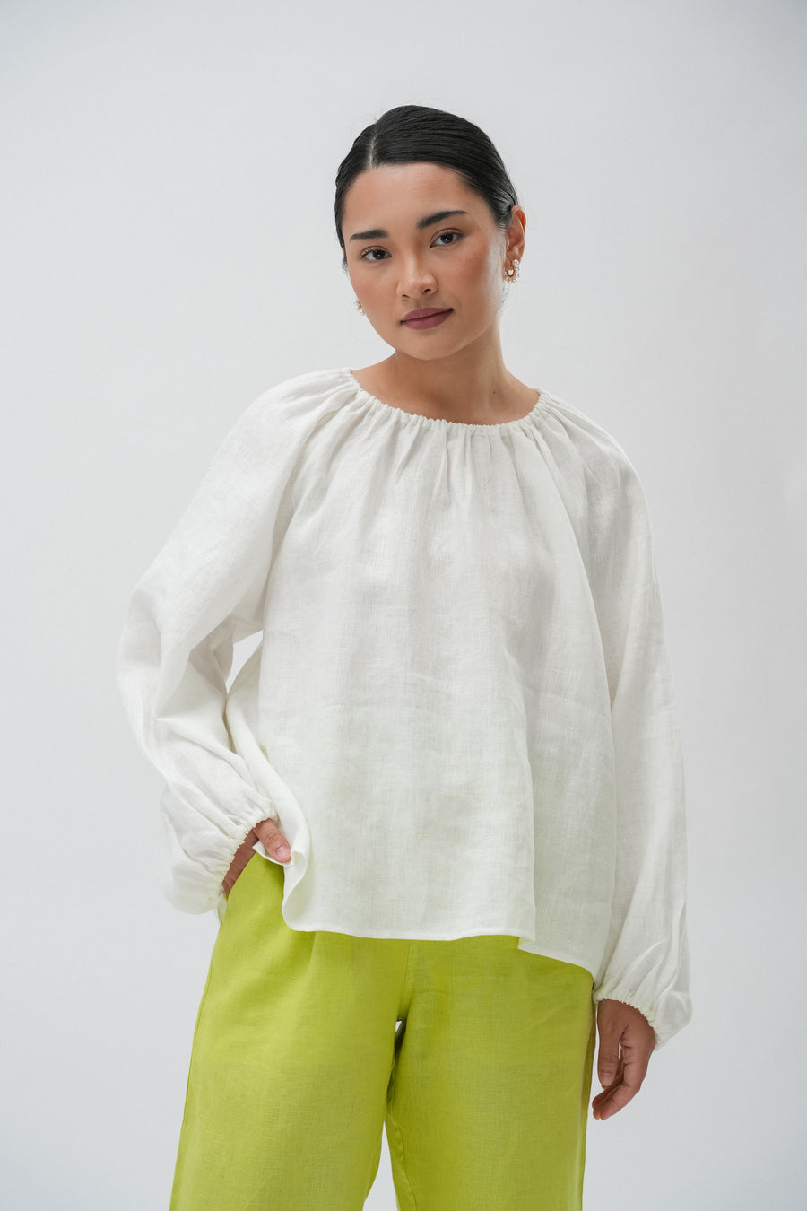 Cloud Blouse in White