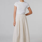 The City Skirt in Ivory