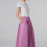 The City Skirt in Berry