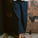 Sculptor Barrel Jeans in Dark Wash