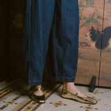 Sculptor Barrel Jeans in Dark Wash