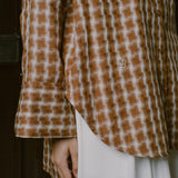 Off Duty Printed Shirt in Caramel