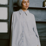 Blueprint Poplin Stripe Shirt in Blue