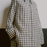 Off Duty Printed Shirt in Cream
