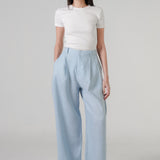 The Great Linen Trousers in Coral Blue