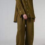 The Great Linen Trousers in Olive