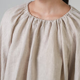 Cloud Linen Blouse in Dune