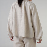 Cloud Linen Blouse in Dune