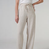 Avenue Linen Pants in Dune