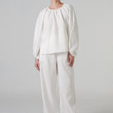 Cloud Linen Blouse in White