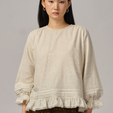 Morning Blouse in Ecru