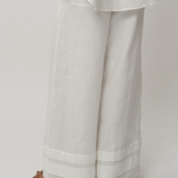 Lennox Linen Trousers in Porcelain