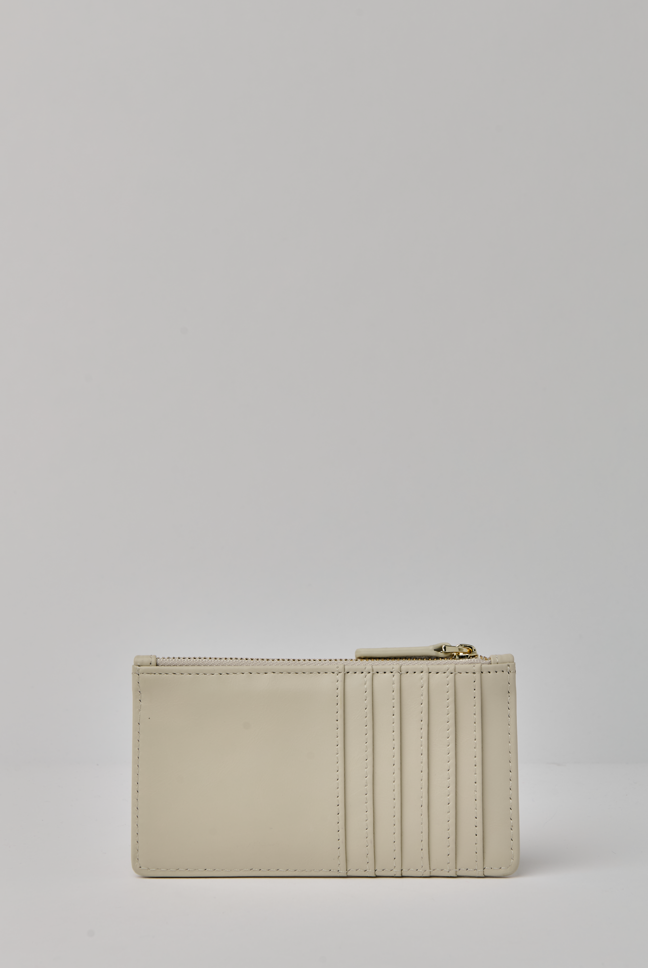 Midcentury Zipped Cardholder in Neroli