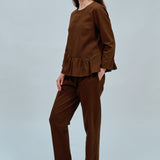 Core Tapered Pants in Chocolate