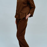 Core Tapered Pants in Chocolate