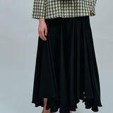 Technical Printed Skirt in Black