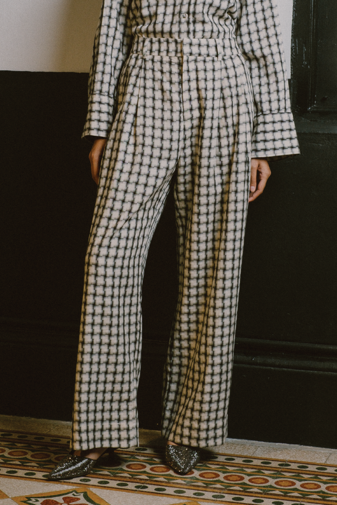 The Great Pleated Trousers in Cream