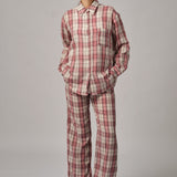 Avenue Pants in Red Plaid