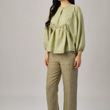 Avenue Linen Pants in Pistachio