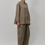 Friday Linen Shirt in Moss