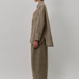 Sculptor Linen Pants in Moss