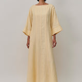 Siesta Linen Dress in Butter