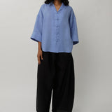 Ms. Lim Linen Shirt in Periwinkle