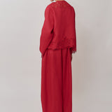 Sculptor Linen Pants in Chilli Pepper
