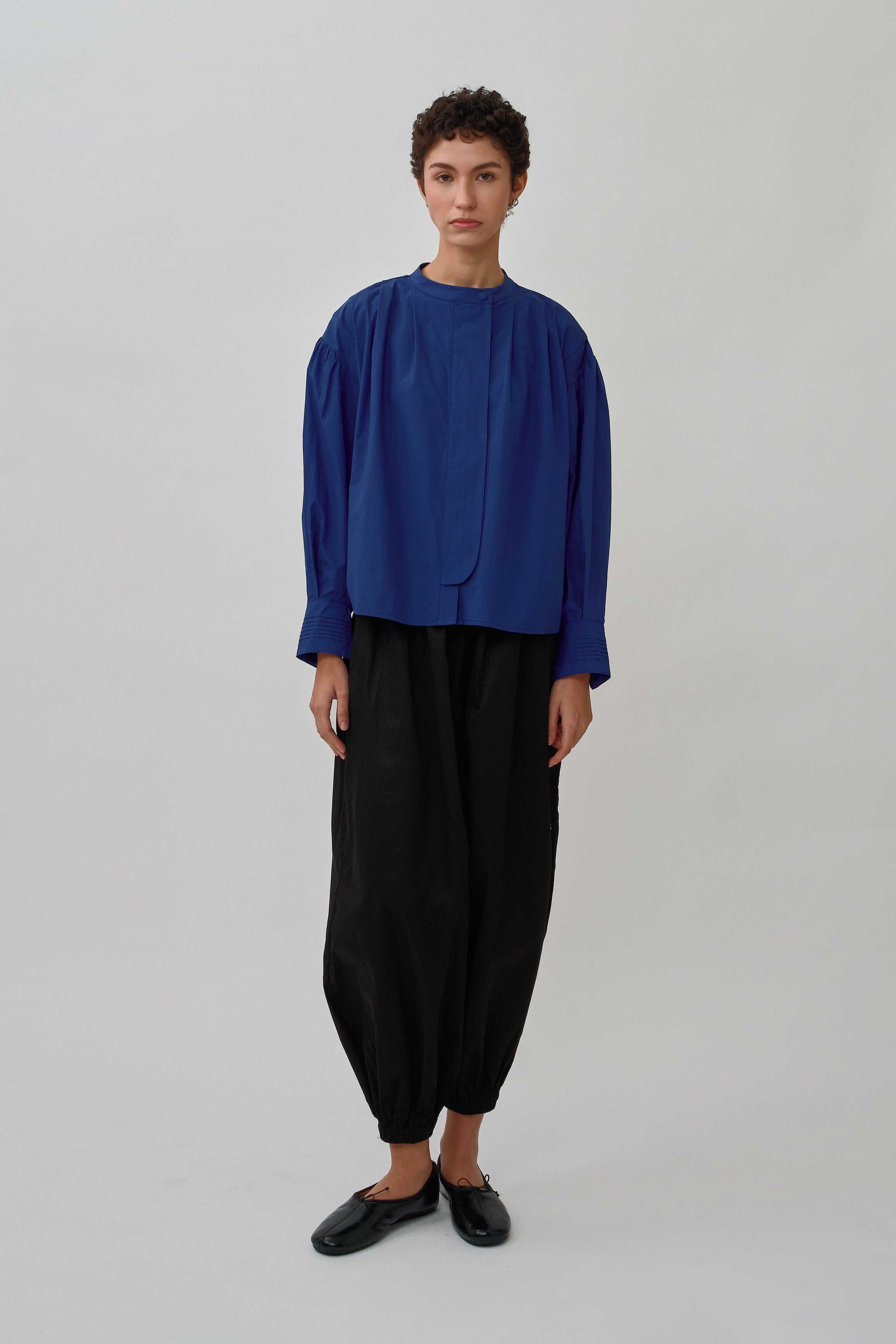 Ryder Blouse in Cobalt Blue