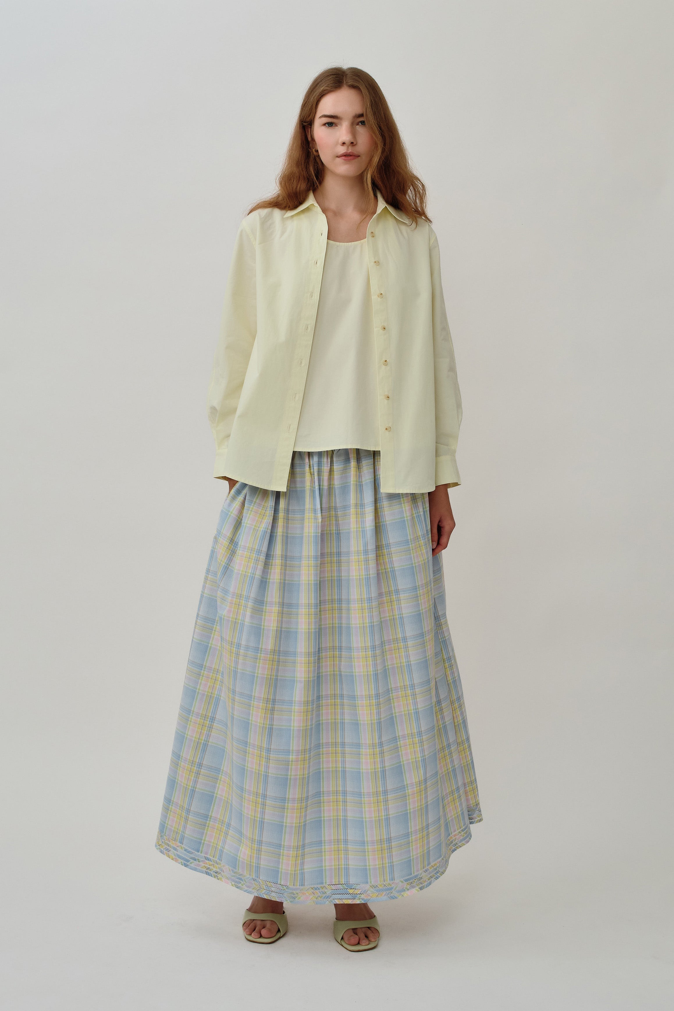 Shift Shirt Set in Yellow