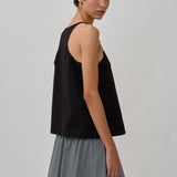 Shift Shirt Set in Black