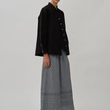 Shift Shirt Set in Black