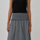 Escapade Pleated Skirt in Gingham