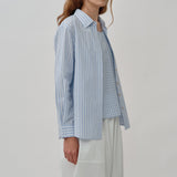 Shift Shirt Set in Blue Squared