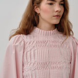 Claudia Poplin Blouse in Pink