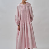 Studio Pintuck Dress in Pink