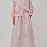 Escapade Pleated Skirt in Pink