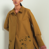 The Artist Poplin Shirt in Olive