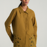 The Artist Poplin Shirt in Olive