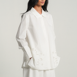 The Artist Poplin Shirt in White