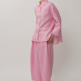 Vita Linen Shirt in Flamingo