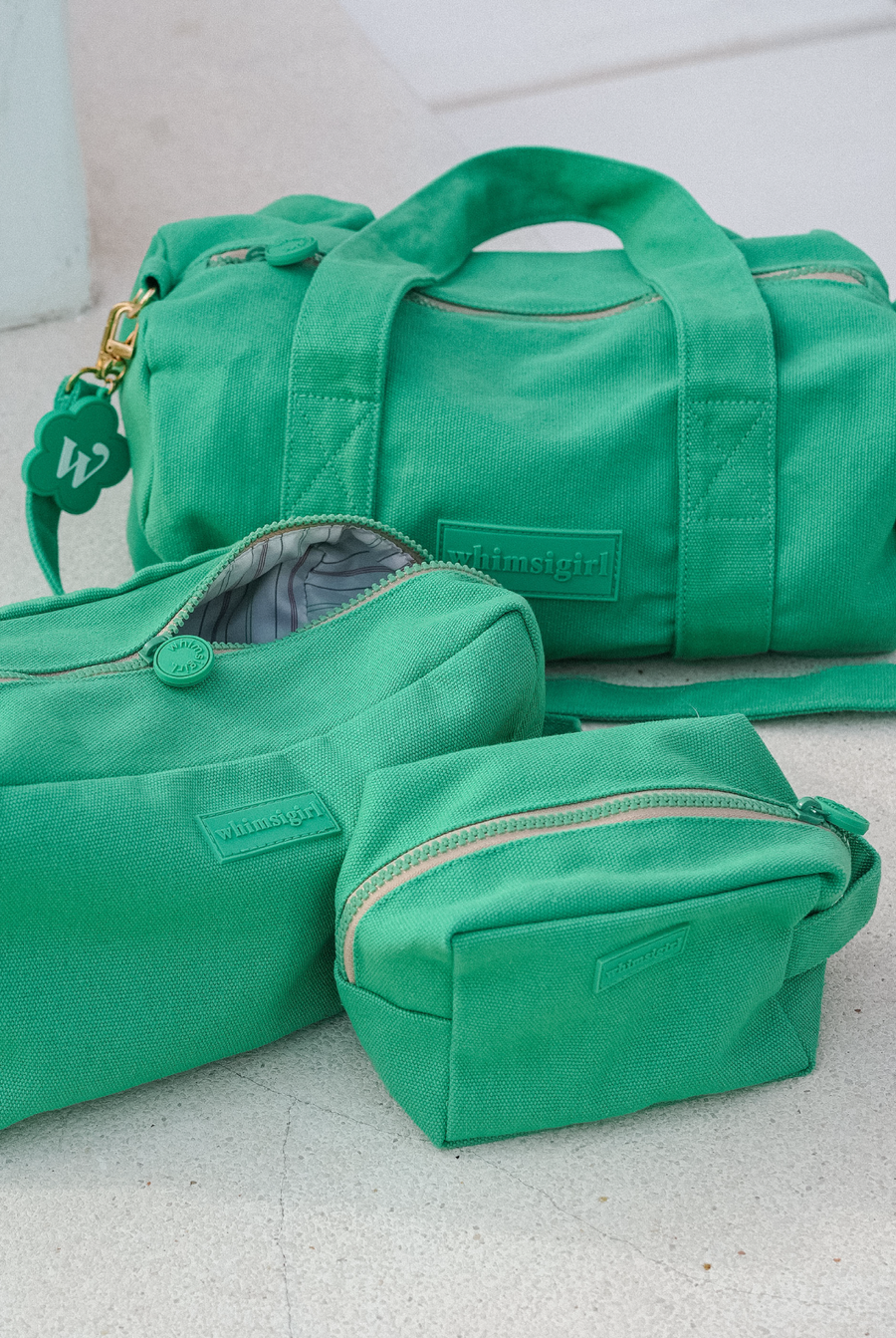 Dopamine Duffel in Island Green