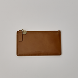 Midcentury Zipped Cardholder in Maple