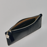 Midcentury Zipped Cardholder in Marine