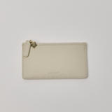 Midcentury Zipped Cardholder in Neroli