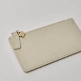 Midcentury Zipped Cardholder in Neroli