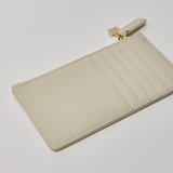 Midcentury Zipped Cardholder in Neroli