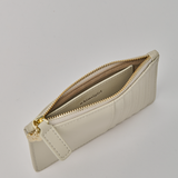 Midcentury Zipped Cardholder in Neroli